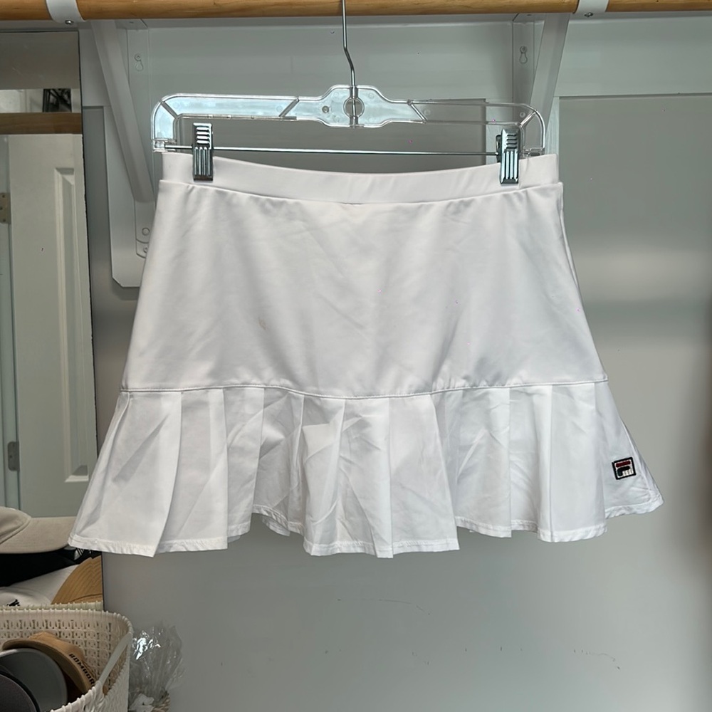 white fila tennis skirt
